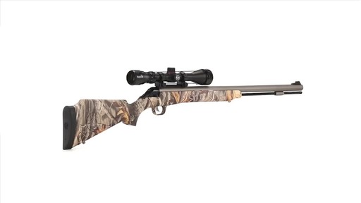 Thompson/Center Impact .50 Caliber Camo Muzzleloader With 3-9x40mm Scope 360 View - image 8 from the video